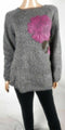 Style&co. Women Bishop Long Sleeve Jacquard Pullover Sweater Top Gray Plus 1X - evorr.com