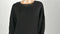 Karen Scott Womens 3/4 Sleeve Black Pointelle Knit Lightweight Sweater Plus 3X - evorr.com