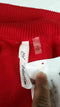 New NY Collection Women Knitted Sweater Pullover Top Red Stretch Short Sleeves M - evorr.com