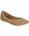 American Rag Women Sophia Closed Toe Ballet Espadrille Flats Tan Size 9.5 Shoes - evorr.com