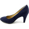 American Rag Women Felix Fabric Round Toe Classic Pumps 3" Heel Shoe US 9 M Blue - evorr.com