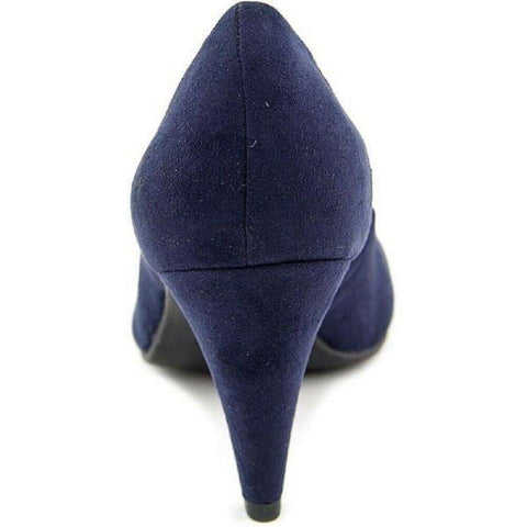 American Rag Womens Felix Fabric Round Toe Classic Pumps 3" Heel Shoe 10 M Blue - evorr.com