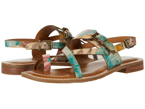 Patricia Nash Women Fidella First Bloom Split Round Toe Casual Slide Sandals 7 M - evorr.com