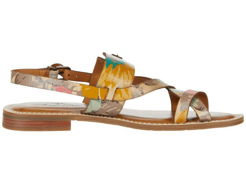 Patricia Nash Women Fidella First Bloom Split Round Toe Casual Slide Sandals 7 M - evorr.com