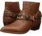 Carlos by Carlos Santana Women Marlene Western Boot Cognac Brown Shoes Size US 7 - evorr.com