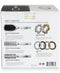 New 9PC Glitterati Culture Hair Styling Set Pro Round Styling Anti Static Paddle - evorr.com