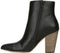 Carlos by Carlos Santana Women Tibbie Leather Ankle Boot Zip Heel Shoe Black 10 - evorr.com