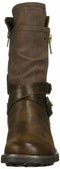 Carlos by Carlos Santana Women Sawyer Leather Almond Toe Dark Brown Boots US 10M - evorr.com