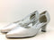 Easy Street Women Moonlight Pointed Toe D-orsay Pumps Silver Satin US Size 6.5 W - evorr.com