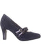 Giani Bernini Women Vallay Leather Closed Toe Mary Jane Pumps Blue Shoe Size 7.5 - evorr.com