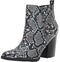 Indigo Rd. Women's Adore Black Animal Print Booties Shoes Size 9 M US - evorr.com