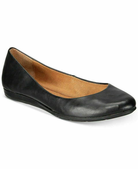 New American Rag Women Ellie 1 Closed Toe Ballet Flats Black Smooth US Size 9 M - evorr.com