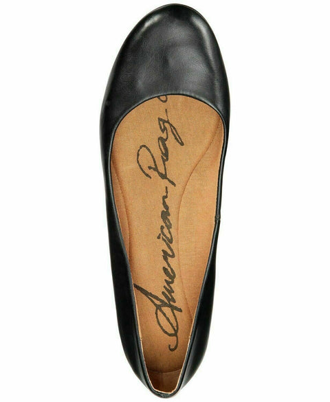 New American Rag Women Ellie 1 Closed Toe Ballet Flats Black Smooth US Size 9 M - evorr.com