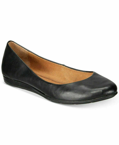 New American Rag Women Ellie 1 Closed Toe Ballet Flats Black Smooth US Size 9 M - evorr.com