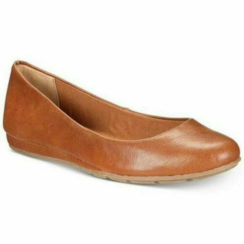 American Rag Women A Ellie1 Closed Toe Ballet Flats Slip On Shoe Cognac Size 6 M - evorr.com