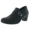 Easy Street Women Tawny Leather Closed Toe Oxfords Buckle Slip On Black Size 7 N - evorr.com