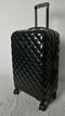 Rockland Quilt Collection 24 Hard Spinner Luggage Travel Suitcase Black