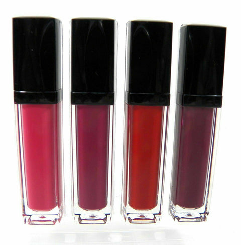 Macy's Bold Liquid Lipsticks 4 Piece Set Pinks/ Reds Berrys Mauve New In Box - evorr.com