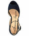 American Rag Women Reeta Open-Toe Ankle Strap Velvet Heels Platform Sandal 8.5 M - evorr.com