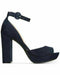 American Rag Women Reeta Open-Toe Ankle Strap Velvet Heels Platform Sandal 8.5 M - evorr.com