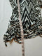 New INC CONCEPTS Women Brown Animal-Print Blouse Top Short Sleeve Ruched Size S - evorr.com