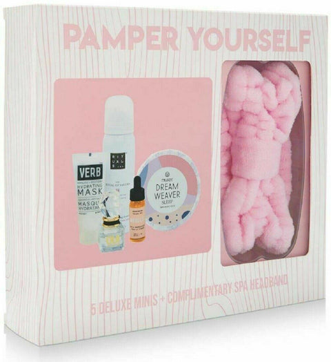 Pamper Yourself 6-Piece Spa Bath Gift Set Rituals Musee Verb Juicy Travel Size - evorr.com