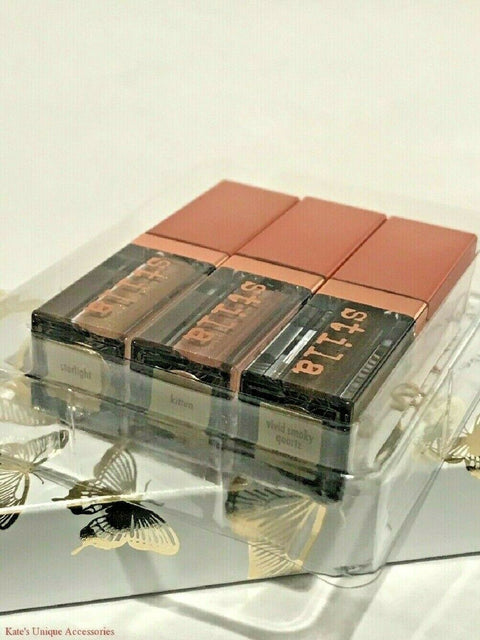 Stilla All That Shimmers Glow Liquid Eye Shadow Set of 3 New In Box