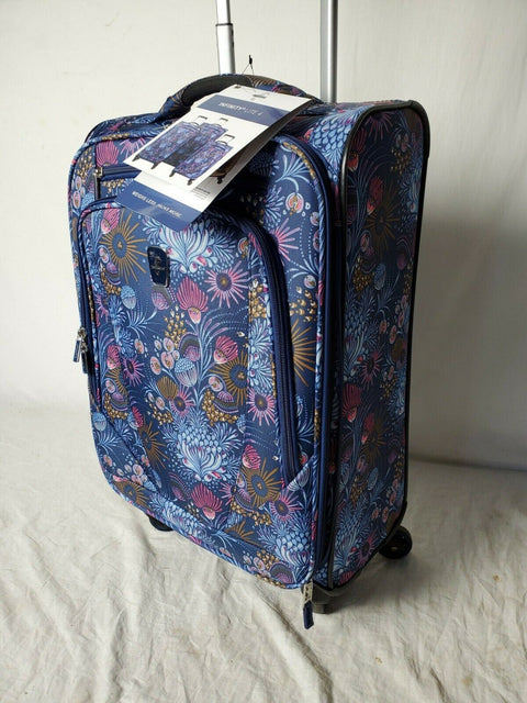 NEW Atlantic Infinity Lite 4 21" Expandable Spinner Luggage Floral Carry On