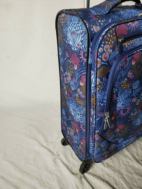 NEW Atlantic Infinity Lite 4 21" Expandable Spinner Luggage Floral Carry On