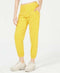 JUICY COUTURE Women Yellow Casual Jogger Pants Pull On Cuffed Size M 30X28