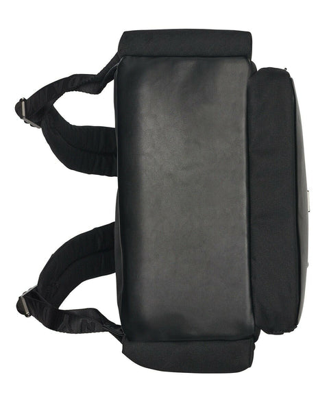 New DKNY Trademark Backpack Black Travel Shoulder Bag 16" Cary On