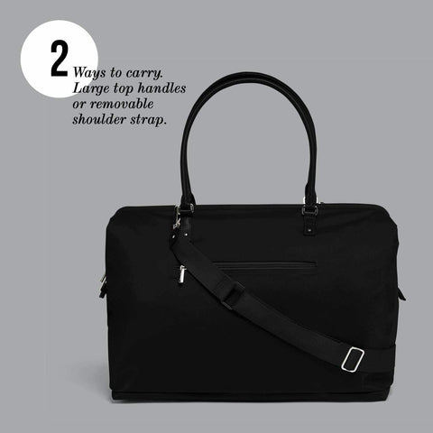 Lipault Lady Plume Weekend Bag - Top Handle Shoulder Bag Overnight Travel Duffel