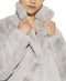 $245 NEW Apparis Eloise Faux-Fur Coat Cloud Gray Winter Jacket Size L