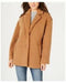 NEW Collection-B Faux-Fur Teddy Winter Jacket Button Closure Coat Camel Size M