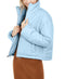 Celebrity PINK Women Powder Blue Puffer Jacket Coat Zipper Up Pockets Size XL