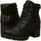Carlos by Carlos Santana Womens Gibson Ankle Boot Lace Up BLACK Shoes US 5.5 M