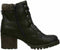 Carlos by Carlos Santana Womens Gibson Ankle Boot Lace Up BLACK Shoes US 5.5 M