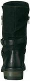 Carlos by Carlos Santana Women Sawyer Leather Almond Toe Black Boots Size US 5 M