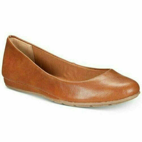 American Rag Women Ellie 1 Closed Toe Ballet Flats Slip On Shoe Cognac Size 11 M - evorr.com