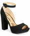 American Rag Womens Reeta Open Toe Ankle Strap Velvet Heels Platform Sandal 7.5 - evorr.com