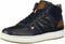 Tommy Hilfiger Men High Top Sneakers Manzu Dark Blue Lace Up Leather Shoes 11 M