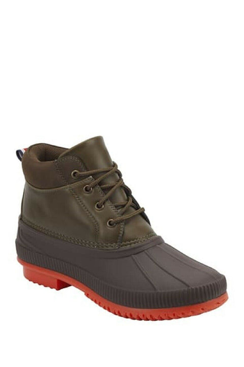 Tommy Hilfiger Celcius 2 Duck Boots Lace Up Winter Shoes Men's Brown US Size 7 M