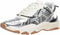 $100 NEW Guess Mens FIBTAN Sneakers White SILVER Lace Up Shoes Size 10.5 M - evorr.com