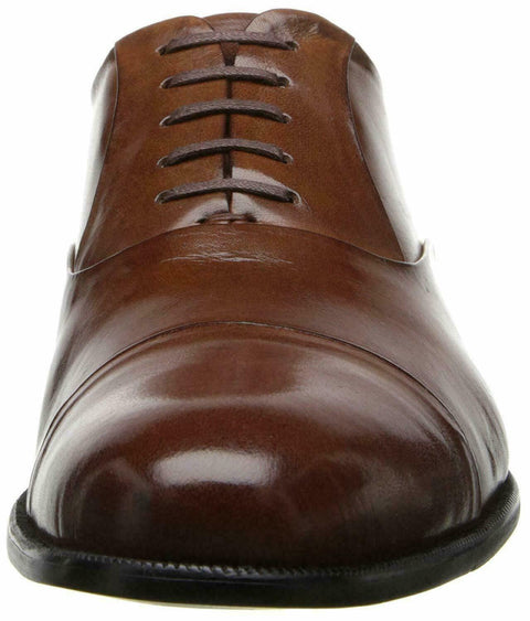 $159 Kenneth Cole New York Men's Chief Council Brown Leather Dress Shoes 10 M - evorr.com