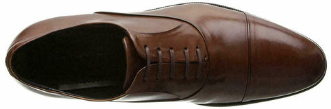 $159 Kenneth Cole New York Men's Chief Council Brown Leather Dress Shoes 10 M - evorr.com