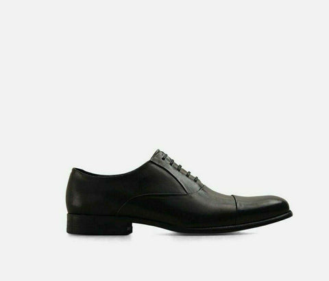 $159 Kenneth Cole New York Men's Chief Council Black Leather Dress Shoes 9 M - evorr.com