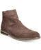 $99 ALFANI Men's ARLEN Brown Suede Ankle Boots Shoes Zip Closure 12 M - evorr.com