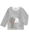 First Impressions Baby Boys Striped Snow Dog-Print Cotton T-shirt Long-Sleeve 2T