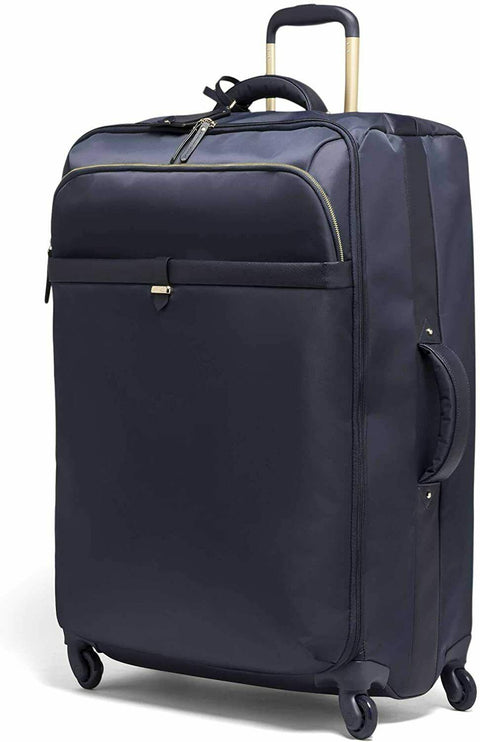 New Lipault - Plume Avenue Spinner Luggage - 28" Suitcase Rolling Bag Blue