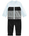 First Impressions Baby Boys' Speckled Athletic 2 Piece Set Blue Black 18 Months - evorr.com